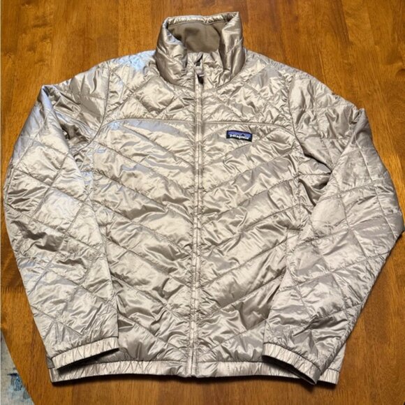 Patagonia Metallic Light brown Nano Puff Jacket, M - Picture 1 of 9